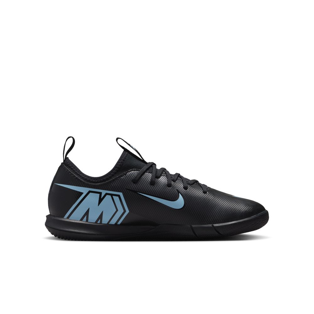 Nike Mercurial Zoom Vapor 16 Academy IC Futsal Innendørs Fotballsko Barn Shadow Sort/Blå