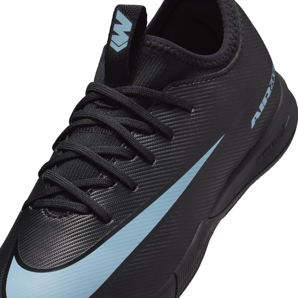 Nike Mercurial Zoom Vapor 16 Academy IC Futsal Innendørs Fotballsko Barn Shadow Sort/Blå