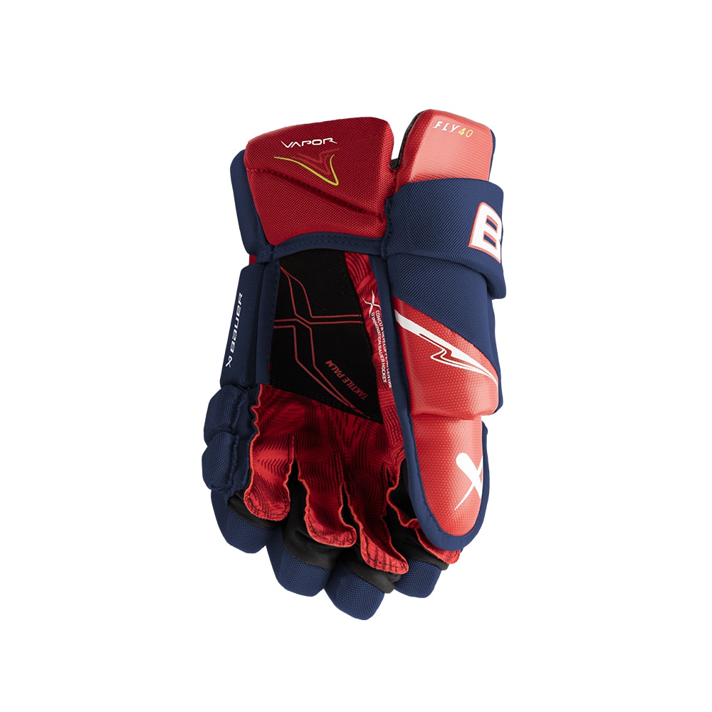 Bauer Vapor Fly40 Int. Hockeyhanske Marine/Rød/Hvit