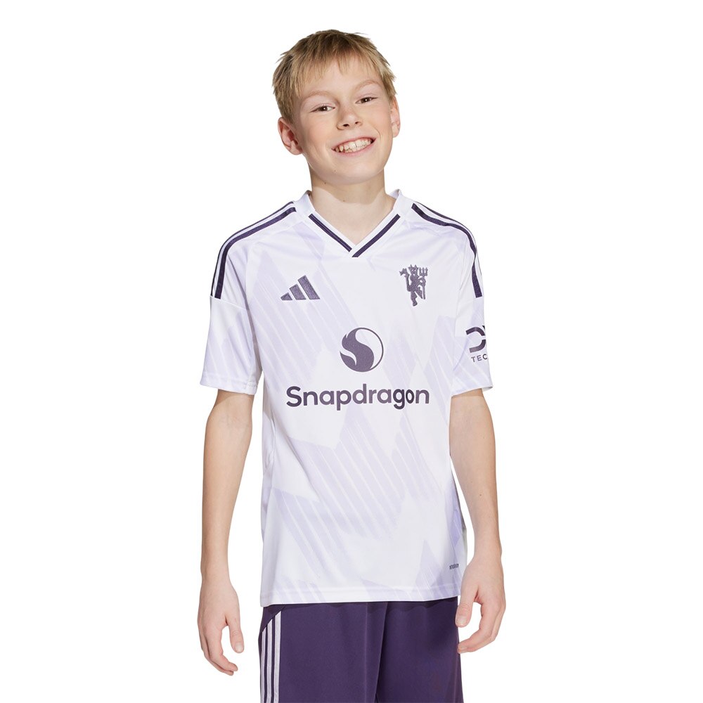 Adidas Manchester United Fotballdrakt 25/26 Barn Borte