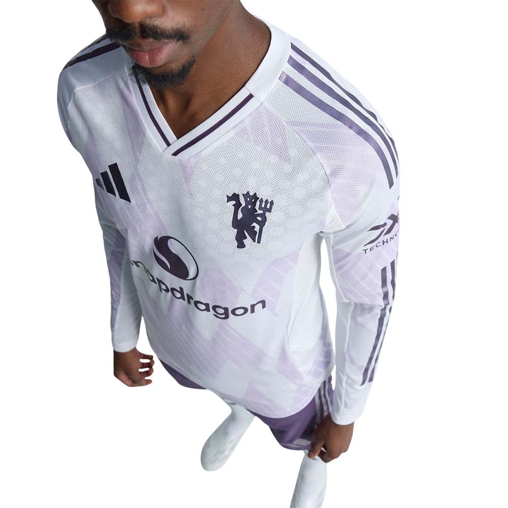 Adidas Manchester United Authentic Langermet Fotballdrakt 25/26 Borte