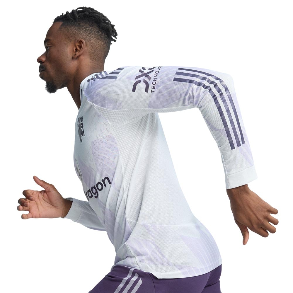 Adidas Manchester United Authentic Langermet Fotballdrakt 25/26 Borte