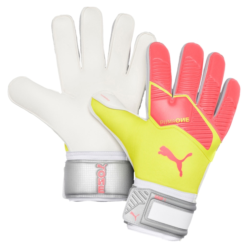 Puma One Grip 1 RC Keeperhansker Rise Pack Gul/Rosa
