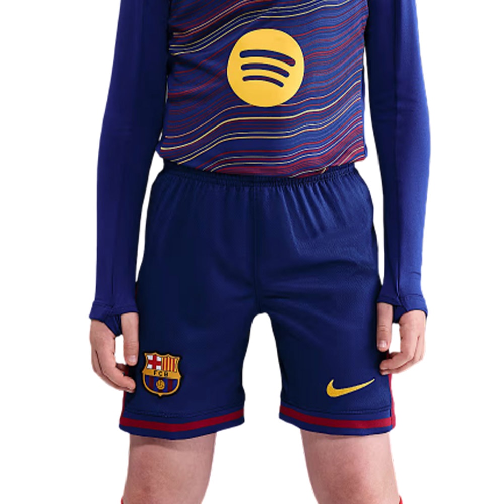 Nike FC Barcelona Fotballshorts 25/26 Barn Hjemme