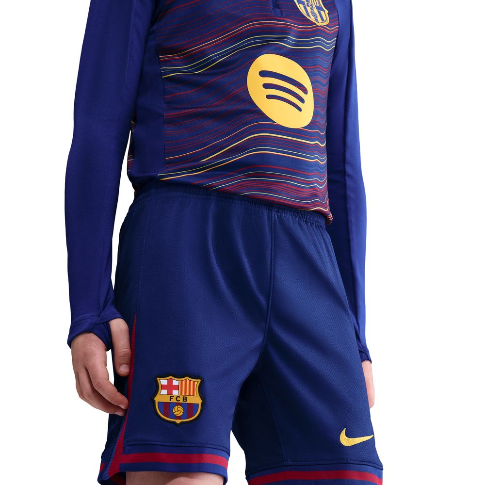 Nike FC Barcelona Fotballshorts 25/26 Barn Hjemme