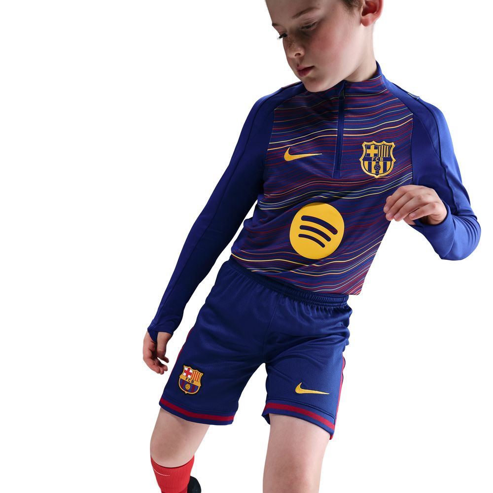 Nike FC Barcelona Fotballshorts 25/26 Barn Hjemme