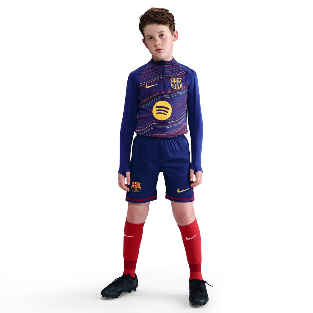 Nike FC Barcelona Fotballshorts 25/26 Barn Hjemme