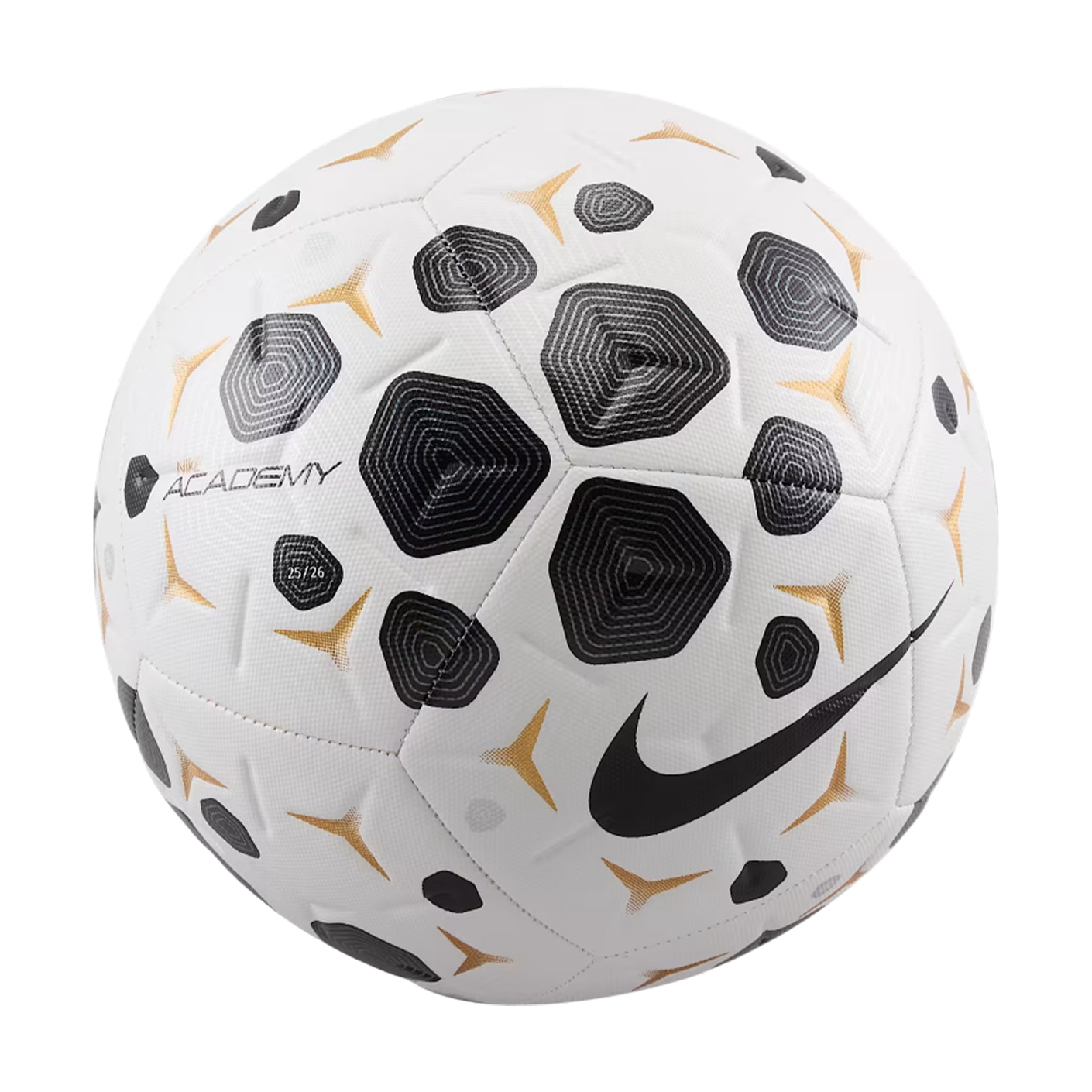 Nike Academy Fotball 25/26 Hvit/Sort/Gull