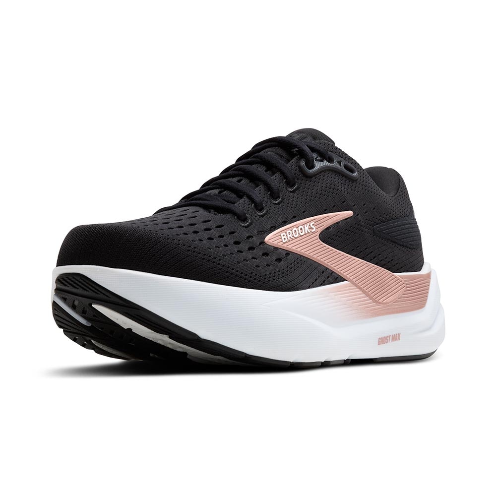 Brooks Ghost Max 3 Joggesko Dame Sort/Rosa