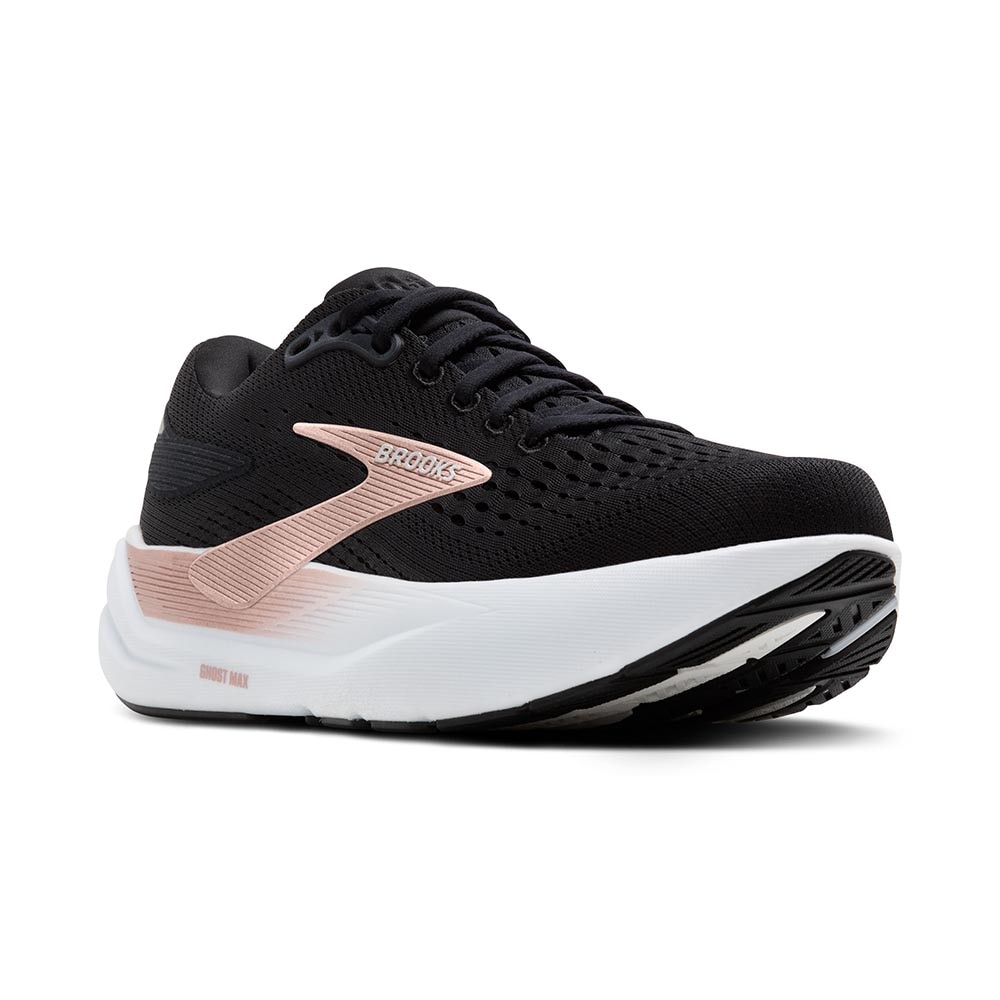 Brooks Ghost Max 3 Joggesko Dame Sort/Rosa