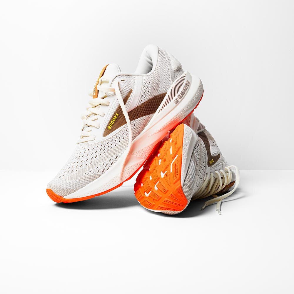 Brooks Adrenaline GTS 24 Joggesko Herre Beige/Oransje