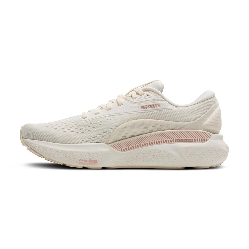Brooks Adrenaline GTS 24 Joggesko Dame Beige/Rosa