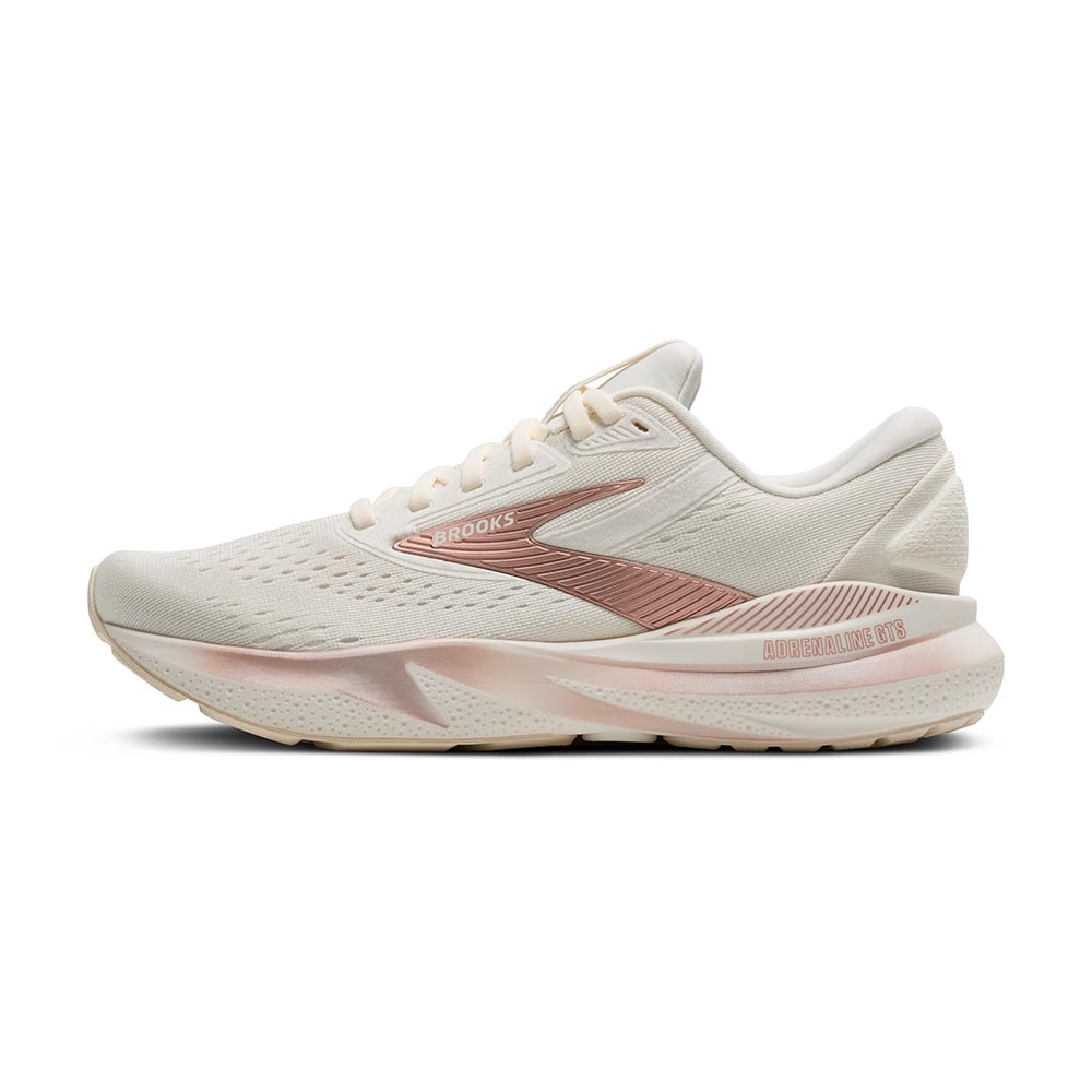 Brooks Adrenaline GTS 24 Joggesko Dame Beige/Rosa