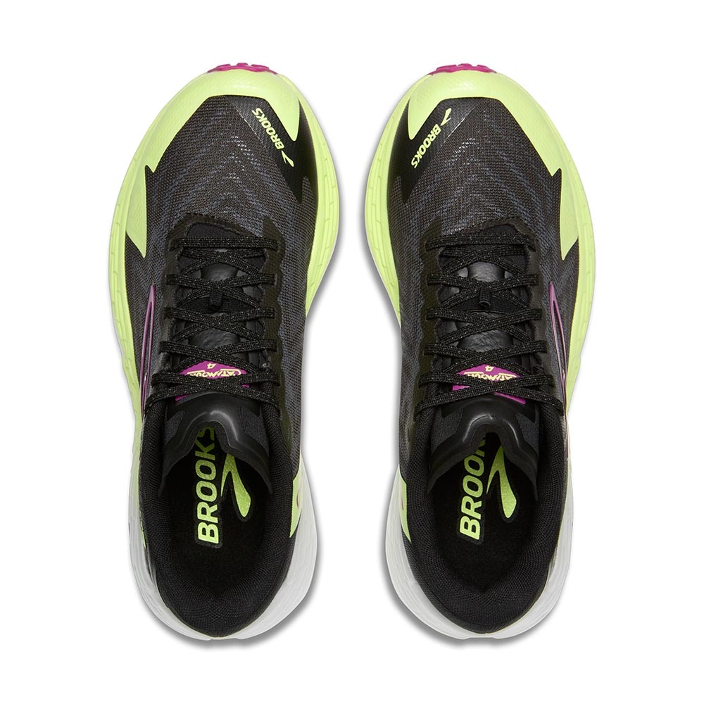 Brooks Catamount 4 Joggesko Dame Sort/Gul/Lilla