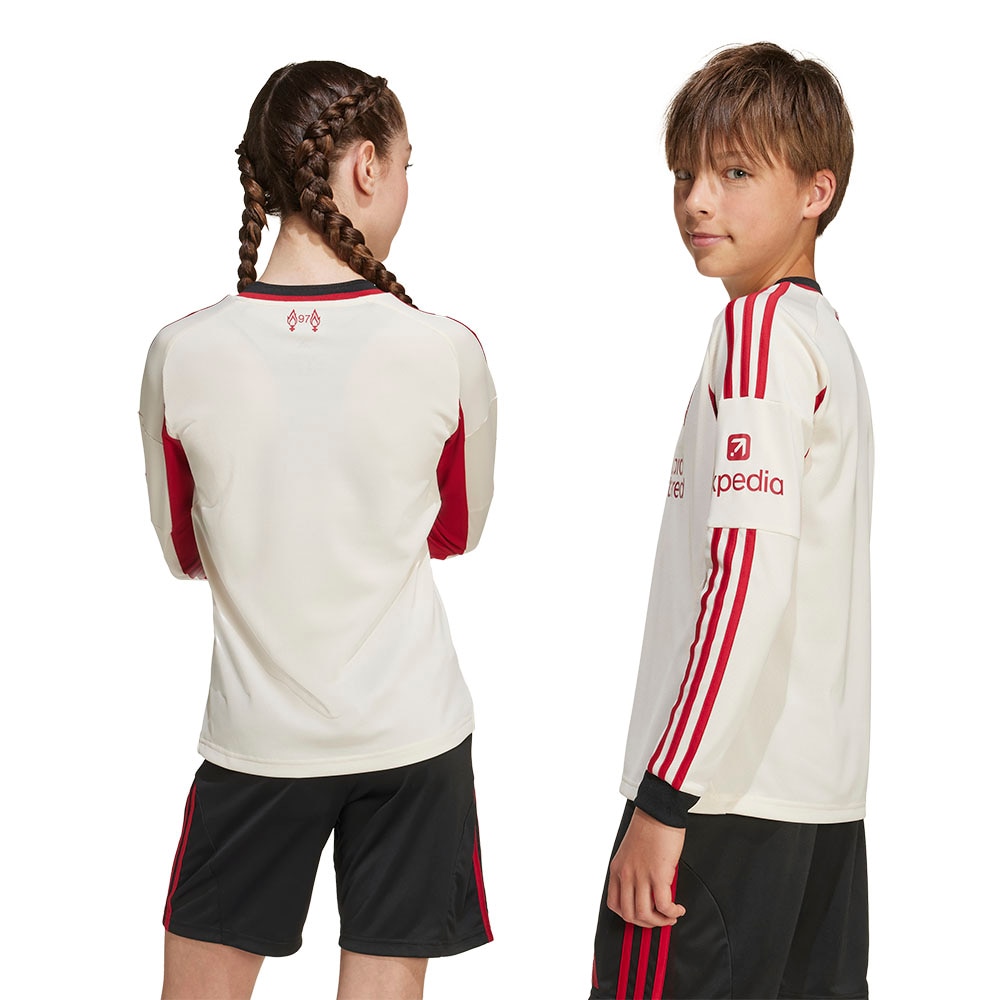 Adidas Liverpool FC Langermet Fotballdrakt 25/26 Barn Borte