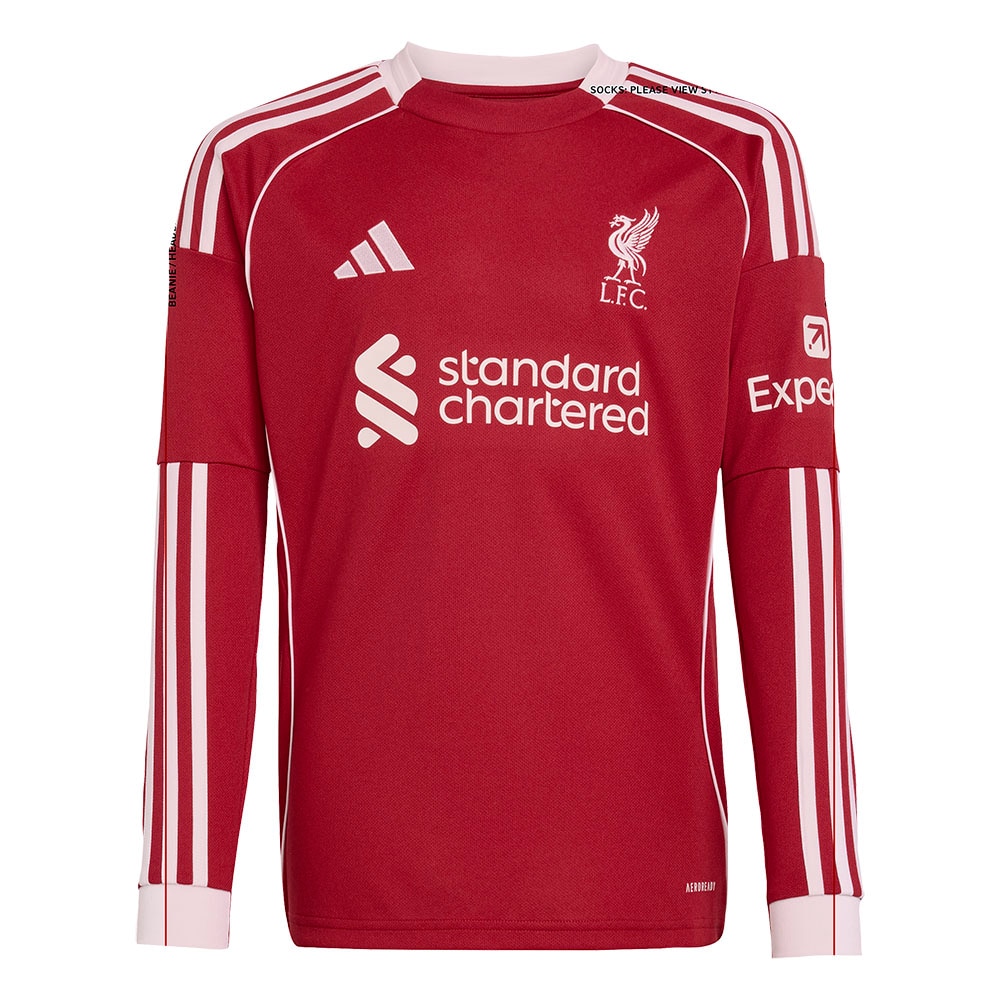 Adidas Liverpool FC Langermet Fotballdrakt 25/26 Barn Hjemme