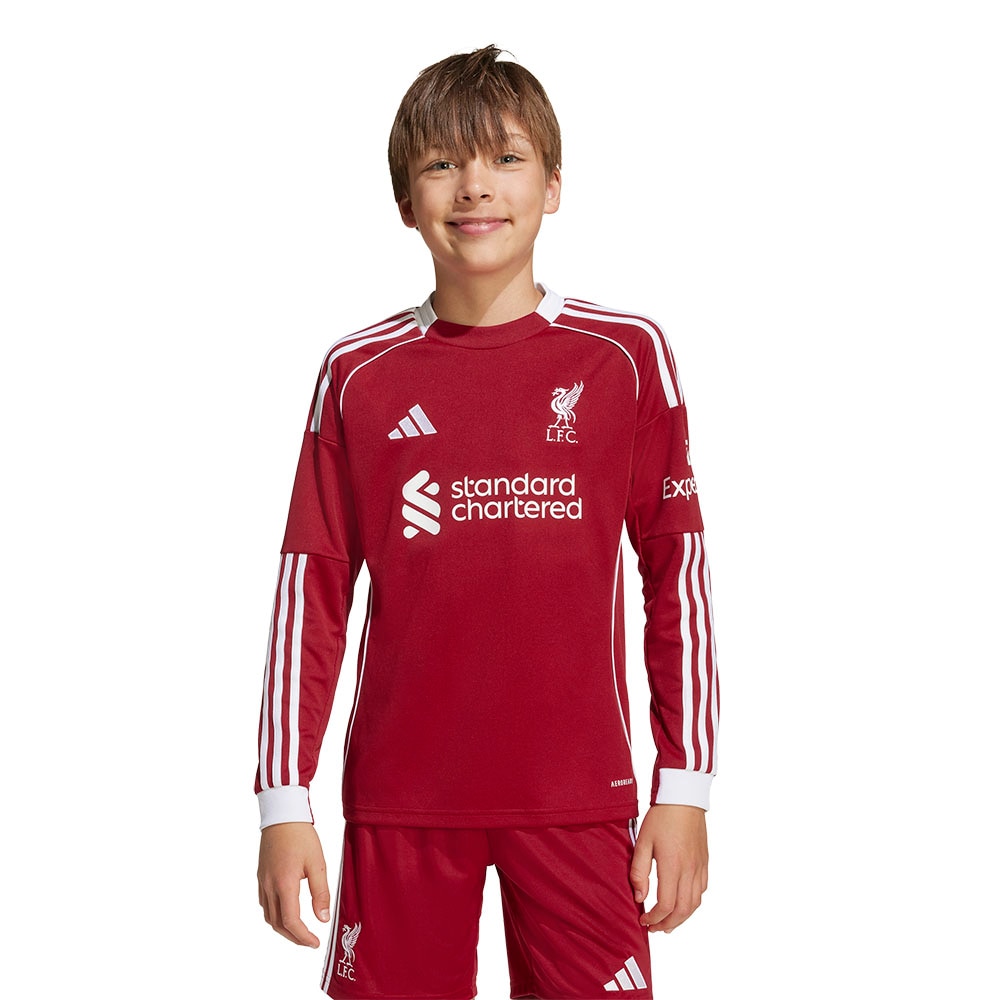 Adidas Liverpool FC Langermet Fotballdrakt 25/26 Barn Hjemme