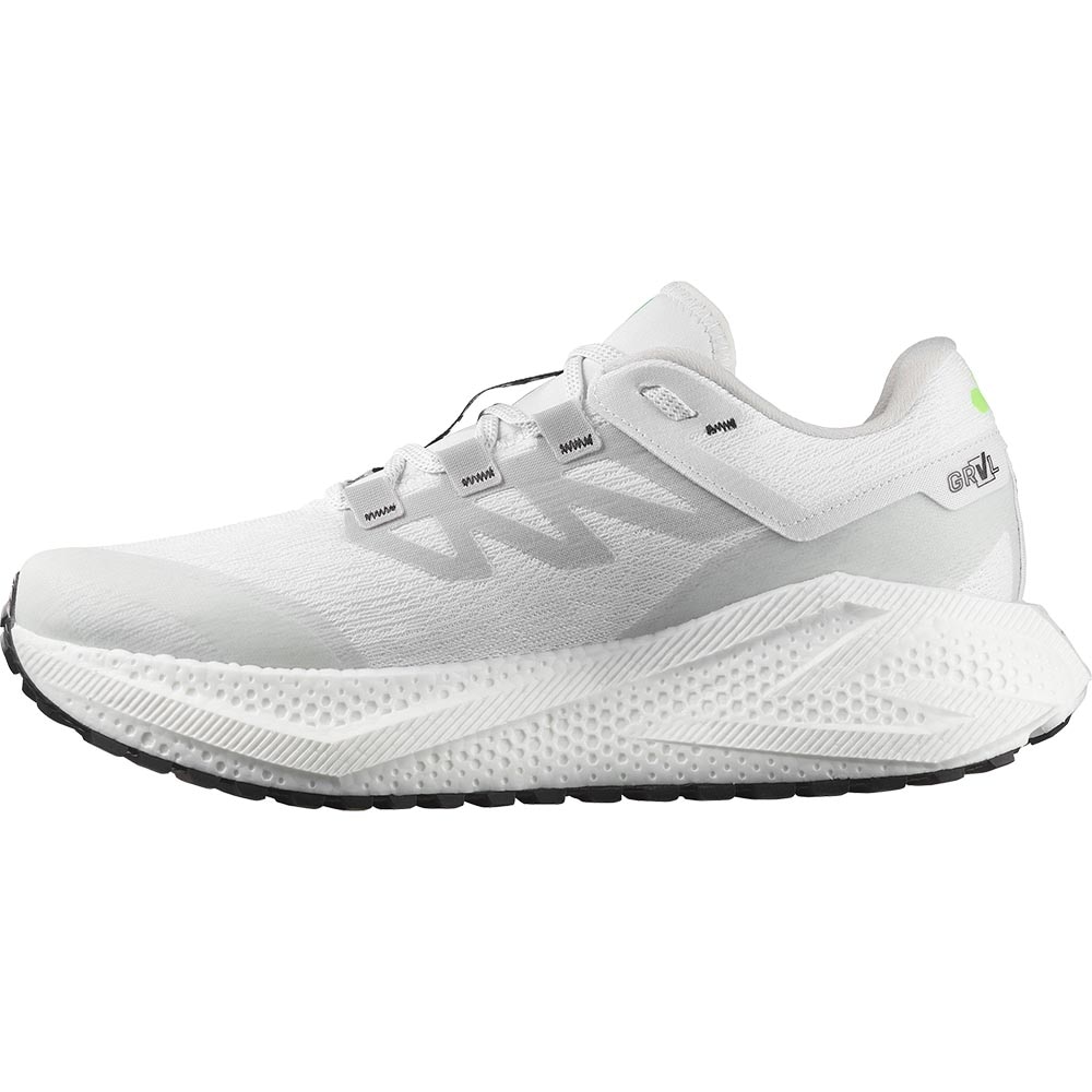 Salomon Aero Glide 3 GRVL Joggesko Herre Hvit/Grå/Grønn