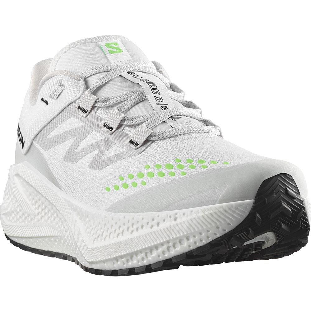 Salomon Aero Glide 3 GRVL Joggesko Herre Hvit/Grå/Grønn