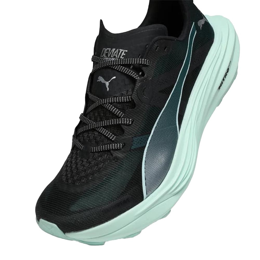 Puma Deviate Nitro Elite Trail Joggesko Herre Sort/Turkis