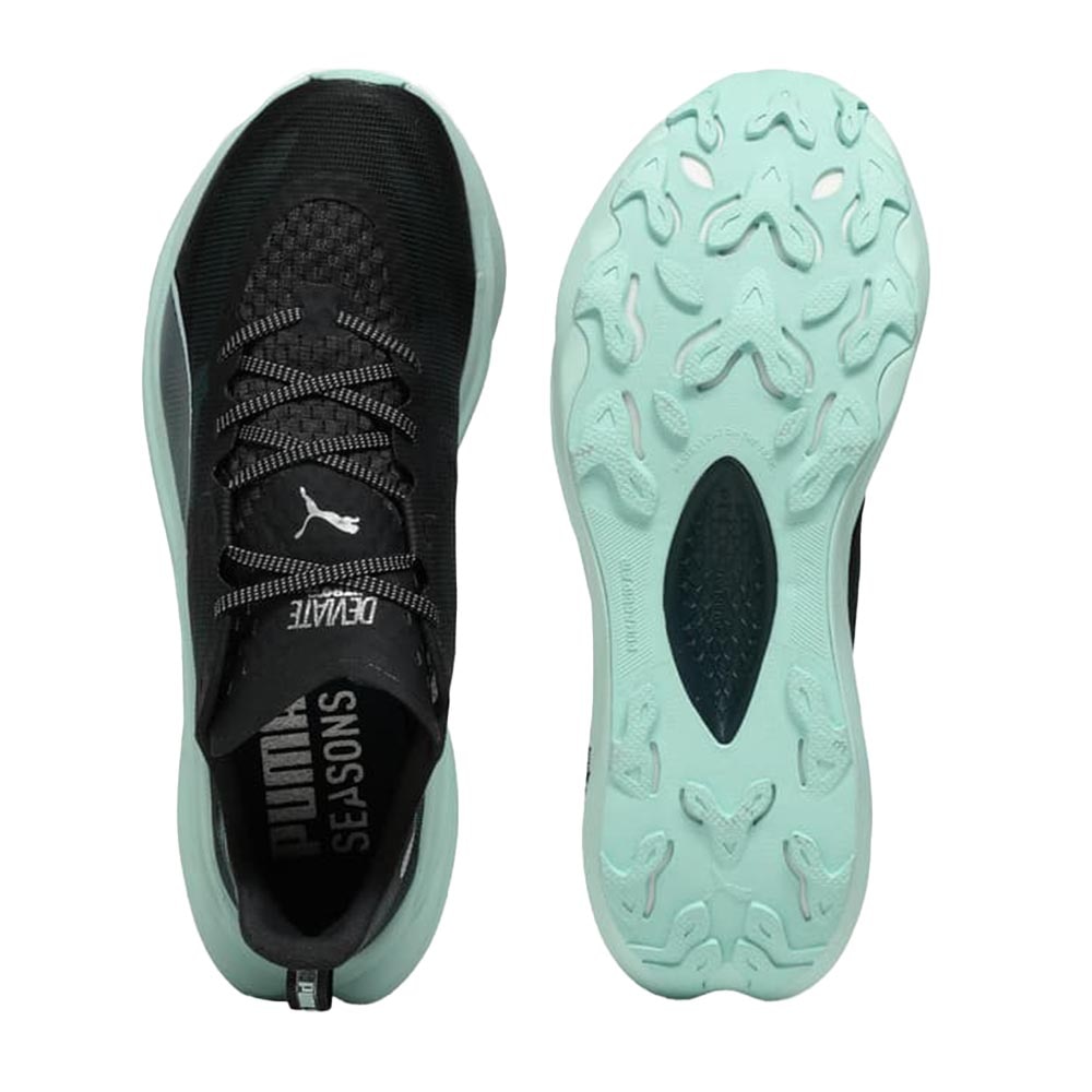 Puma Deviate Nitro Elite Trail Joggesko Herre Sort/Turkis