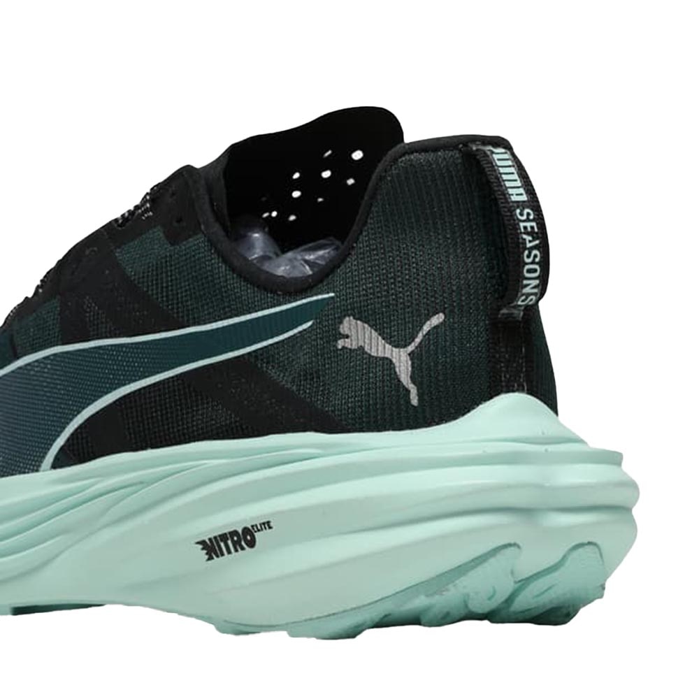 Puma Deviate Nitro Elite Trail Joggesko Herre Sort/Turkis