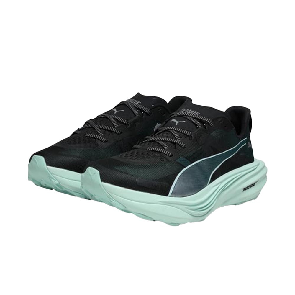 Puma Deviate Nitro Elite Trail Joggesko Herre Sort/Turkis