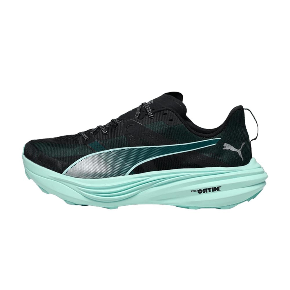 Puma Deviate Nitro Elite Trail Joggesko Herre Sort/Turkis