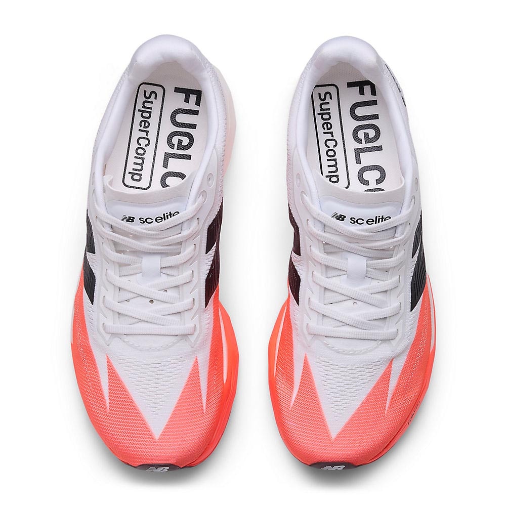 New Balance FuelCell SuperComp Elite v5 Joggesko Dame Hvit/Rød