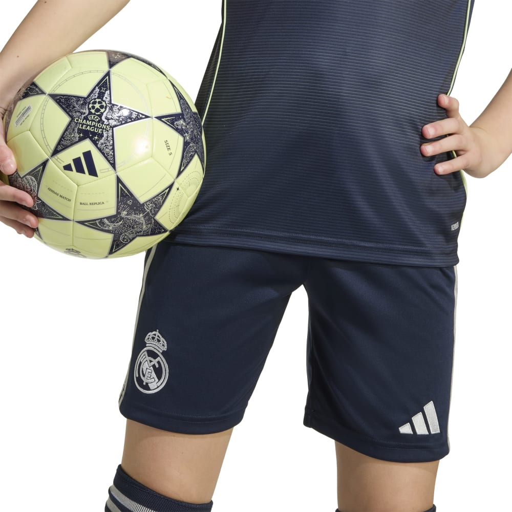 Adidas Real Madrid Fotballshorts 25/26 Barn Borte