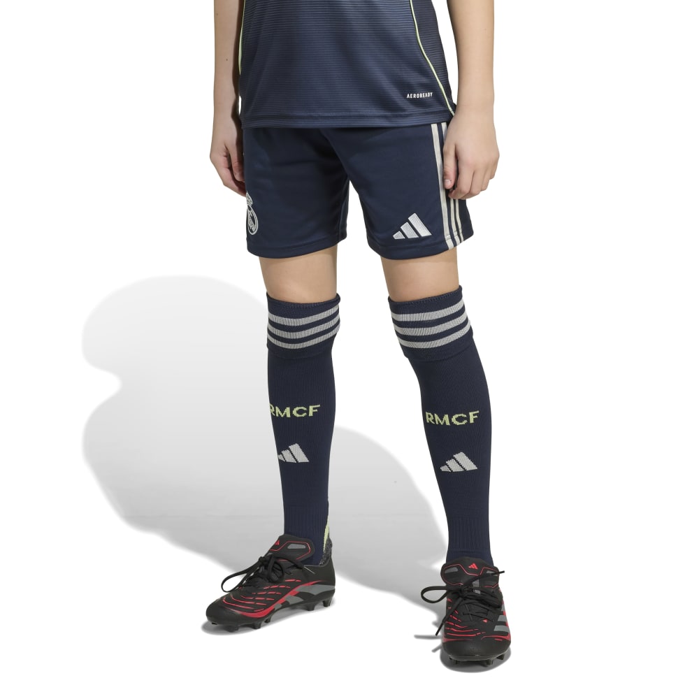 Adidas Real Madrid Fotballshorts 25/26 Barn Borte