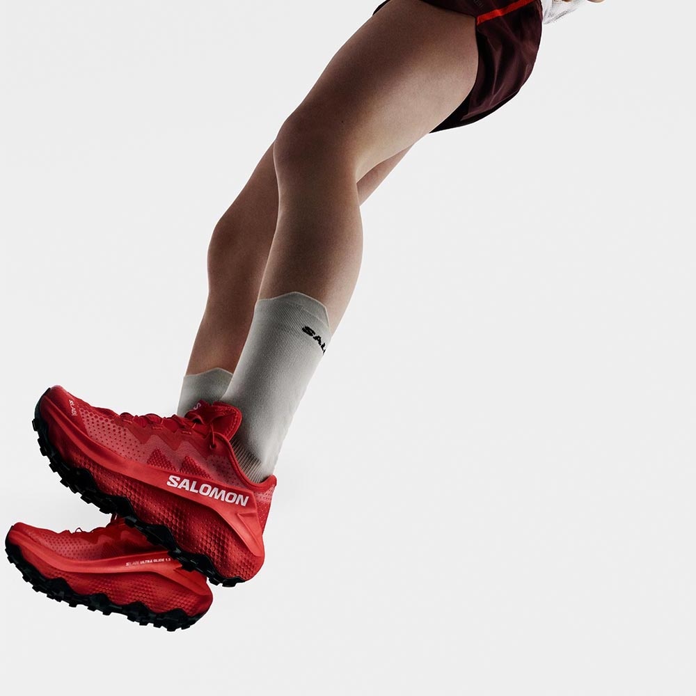 Salomon S/Lab Ultra Glide 1.5 Joggesko Rød