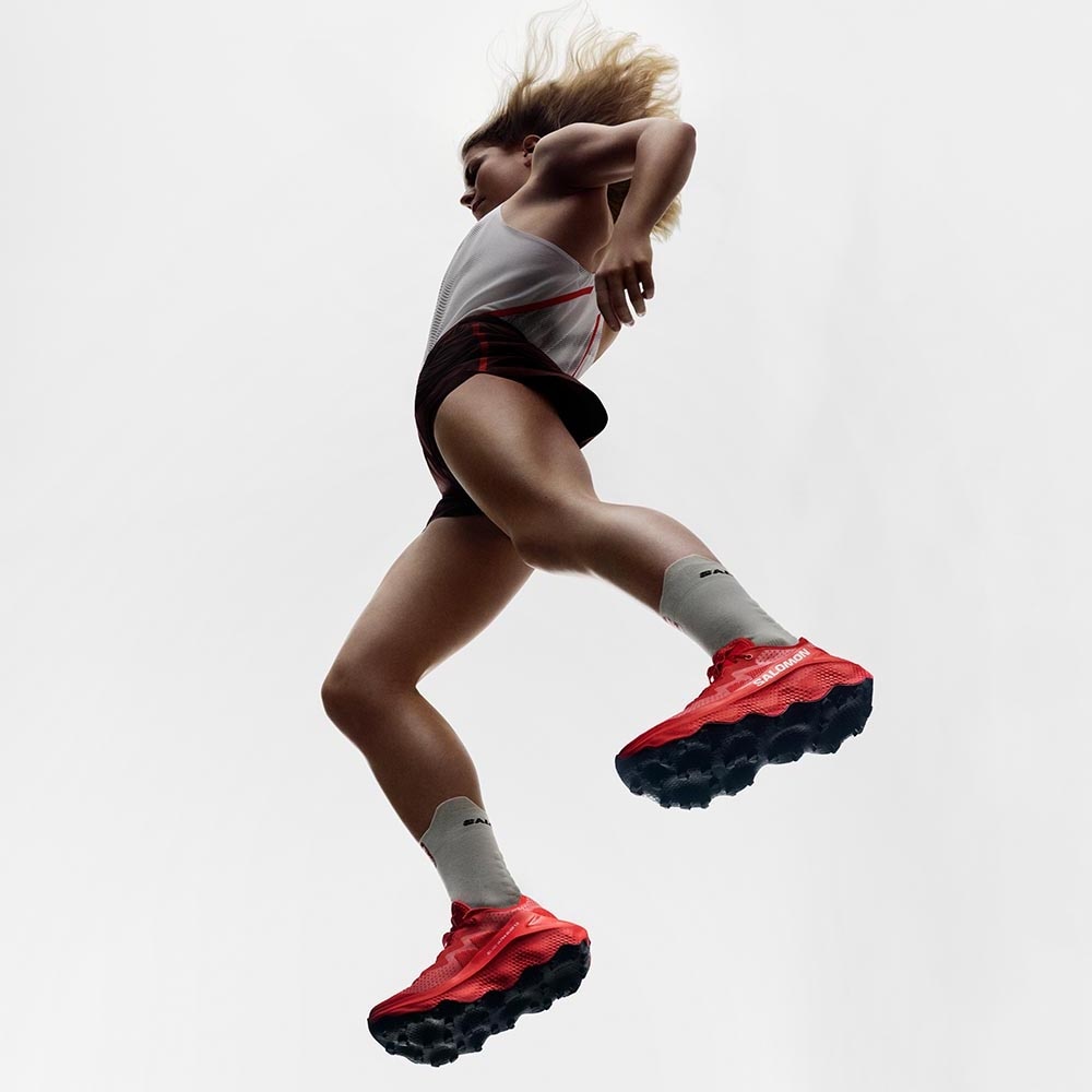 Salomon S/Lab Ultra Glide 1.5 Joggesko Rød