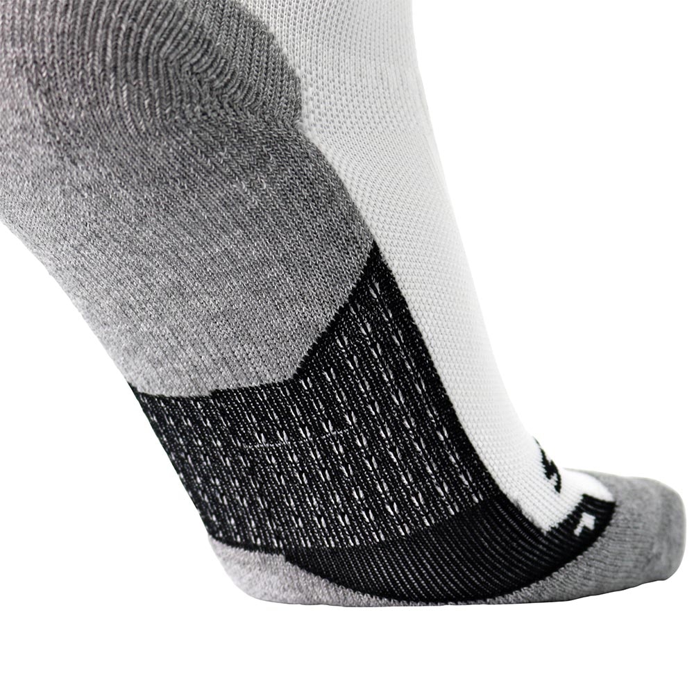 Brooks Ghost Crew Løpesokker Hvit/Sort/Grå