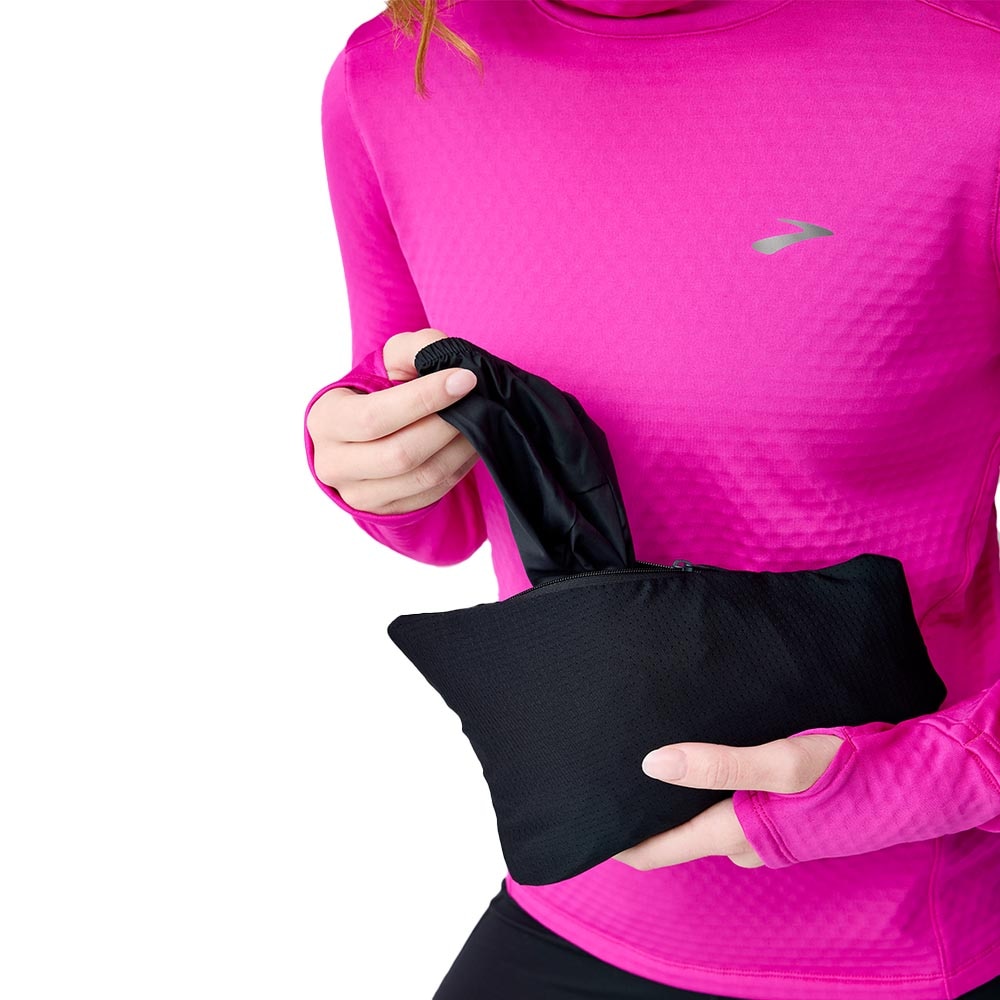 Brooks Canopy Packable Løpejakke Dame Sort