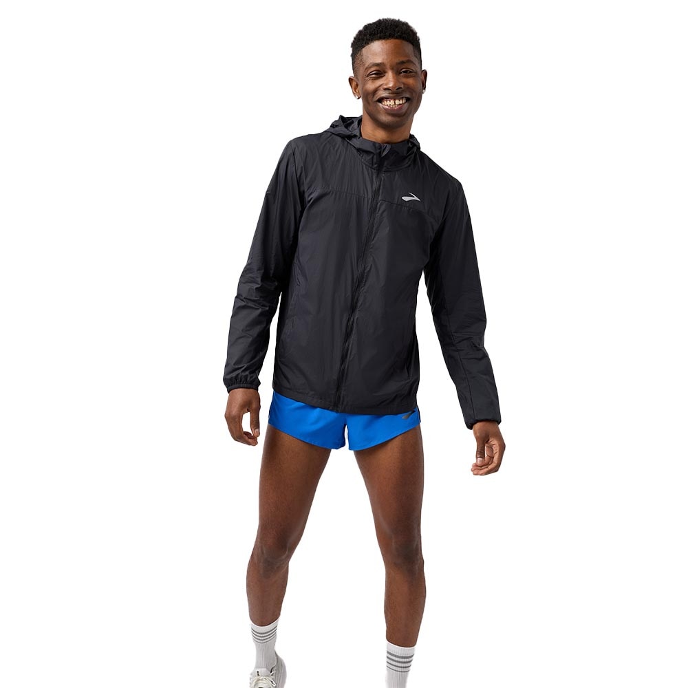 Brooks Canopy Packable Løpejakke Herre Sort
