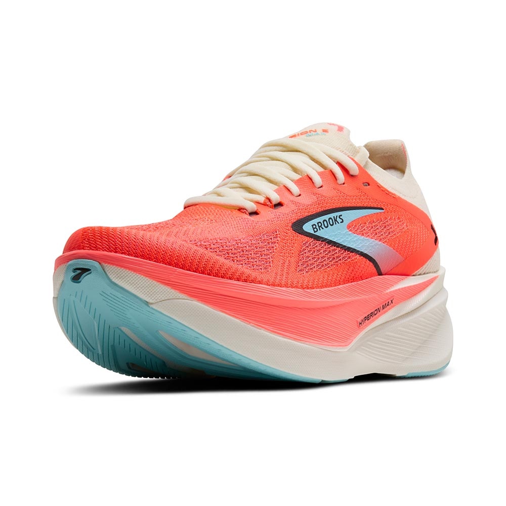 Brooks Hyperion Max 3 Joggesko Dame Rød/Blå/Beige