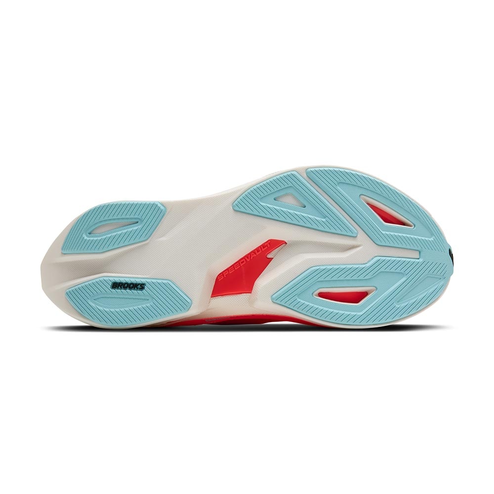 Brooks Hyperion Max 3 Joggesko Dame Rød/Blå/Beige