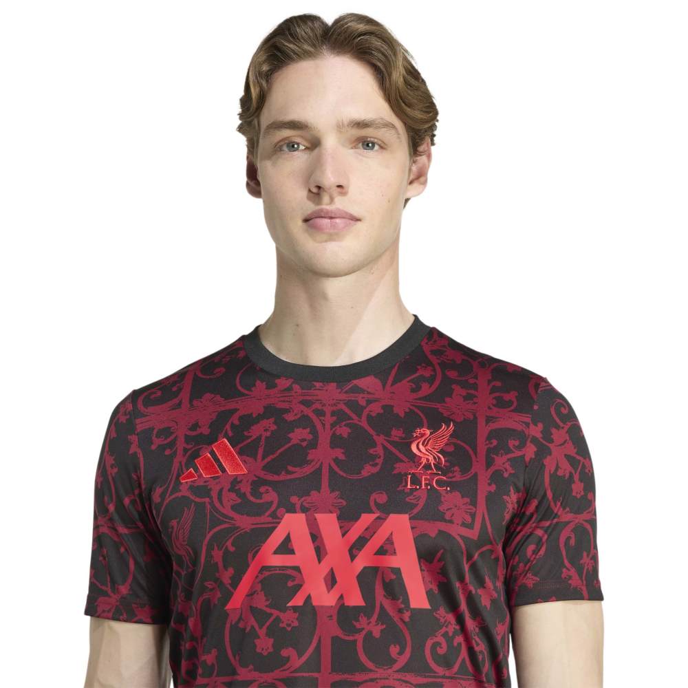 Adidas Liverpool FC Pre-Match Treningstrøye 25/26 Sort/Rød