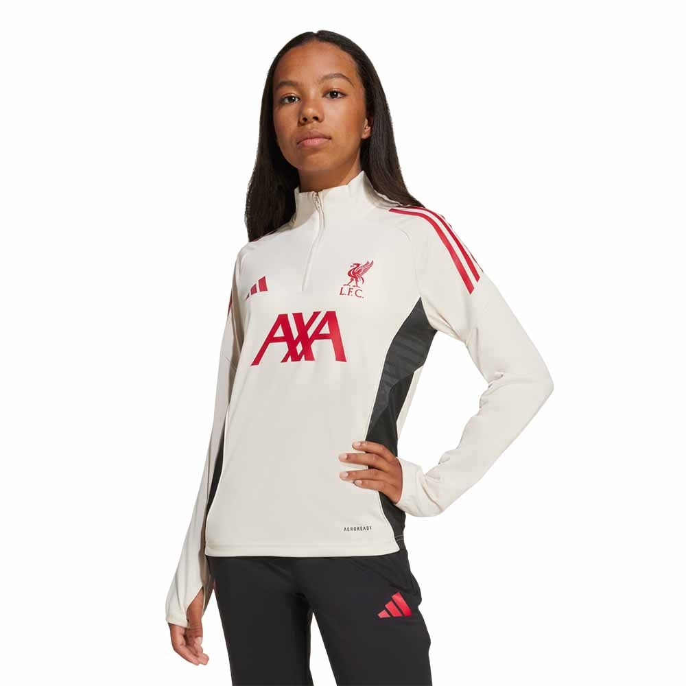 Adidas Liverpool FC Tiro Competition Treningsgenser 25/26 Barn Hvit/Rød