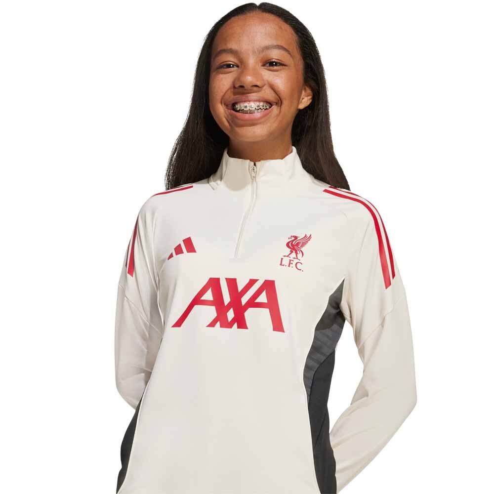 Adidas Liverpool FC Tiro Competition Treningsgenser 25/26 Barn Hvit/Rød