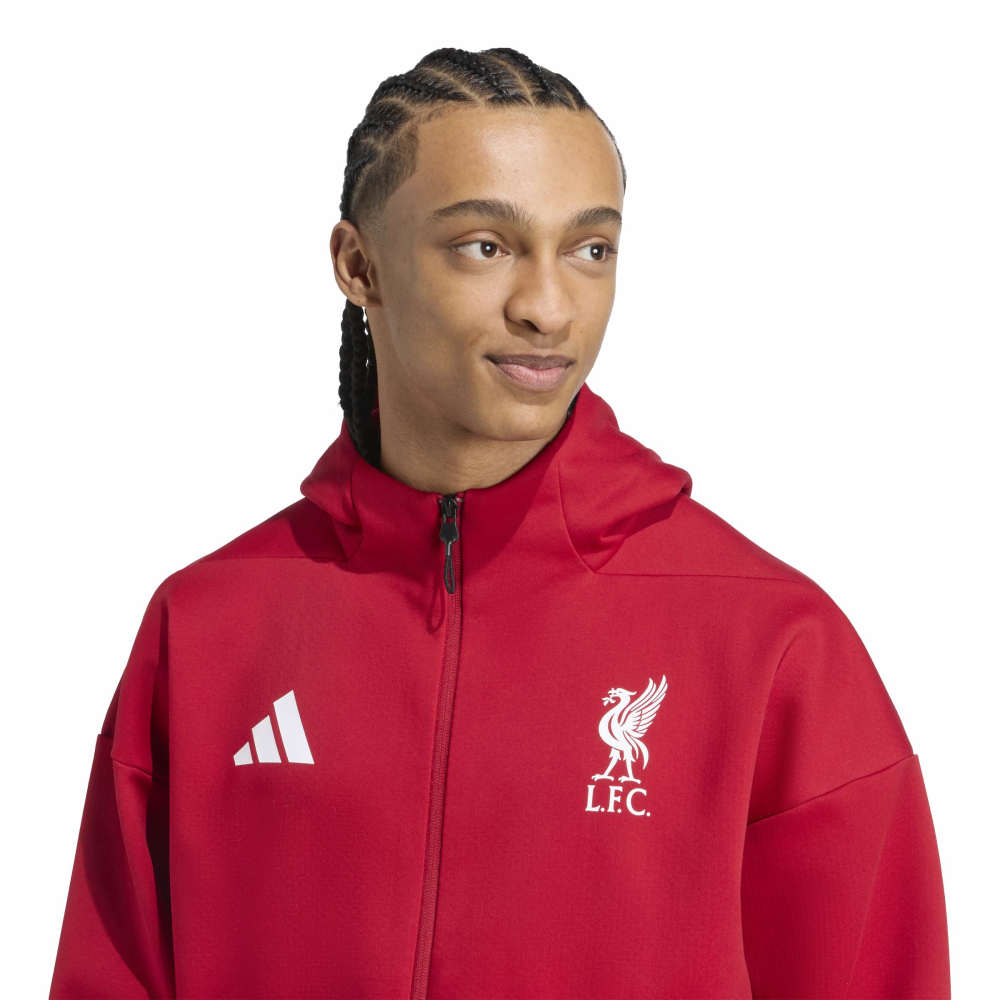 Adidas Liverpool FC Anthem Jakke 25/26 Rød