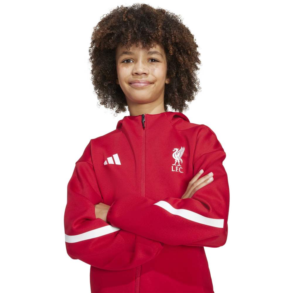 Adidas Liverpool FC Anthem Jakke 25/26 Barn Rød
