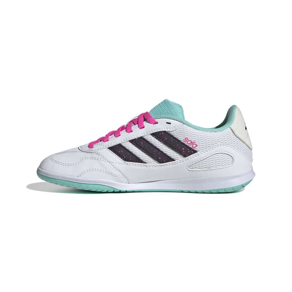 Adidas Super Sala Competition 3 IN Futsal Innendørs Fotballsko Barn Hvit/Turkis