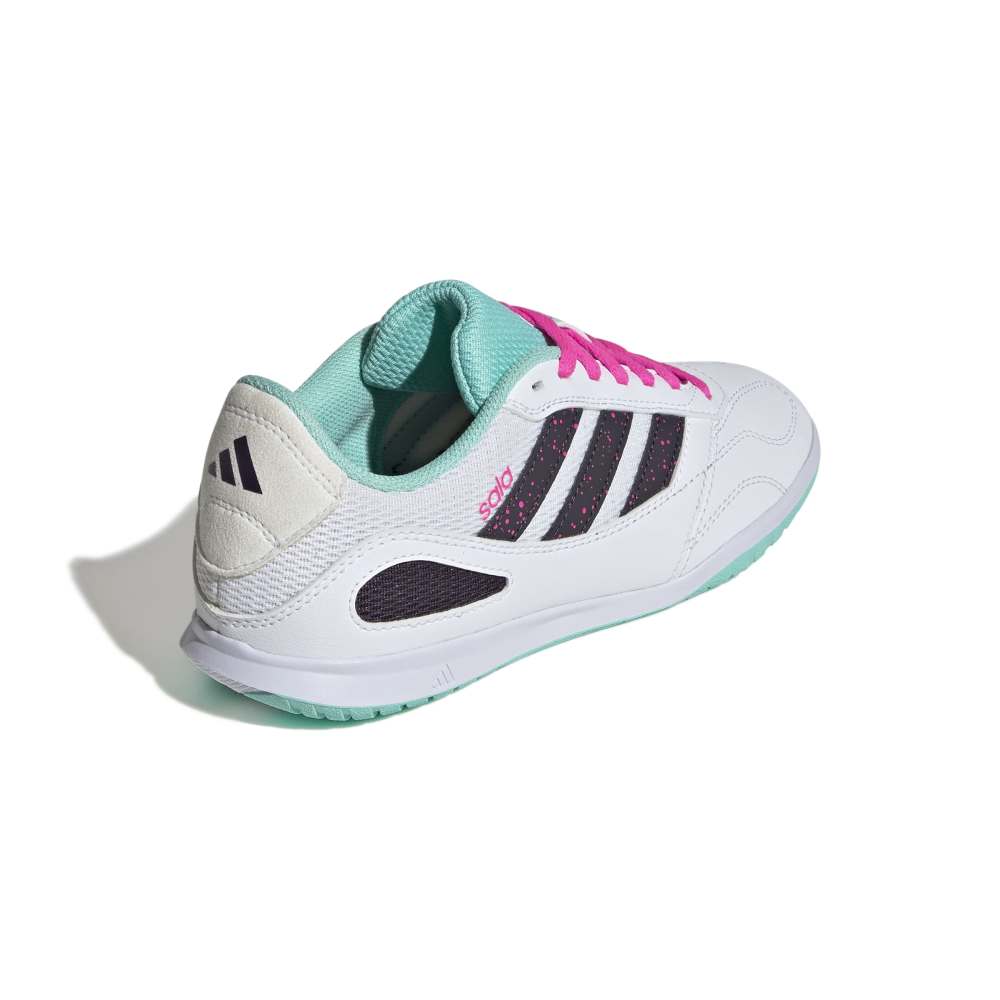 Adidas Super Sala Competition 3 IN Futsal Innendørs Fotballsko Barn Hvit/Turkis