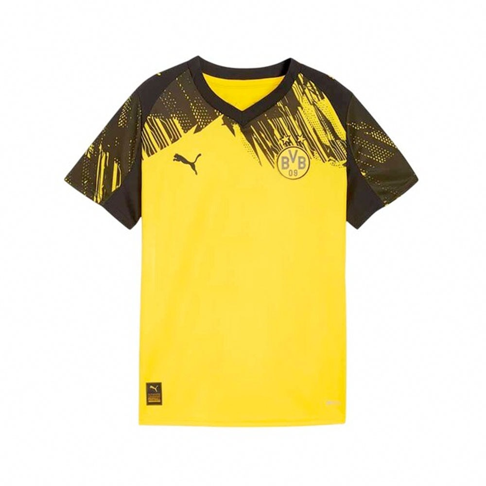 Puma BVB Dortmund Fotballdrakt 25/26 Barn Hjemme 