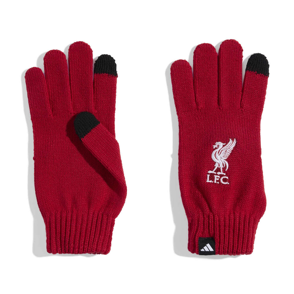 Adidas Liverpool FC Spillerhansker 25/26 Rød/Hvit