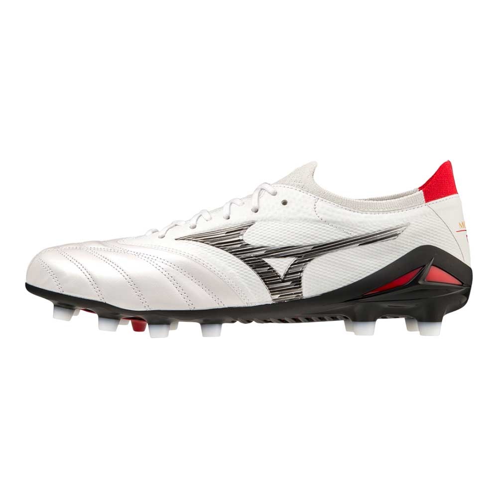 Mizuno Morelia Neo IV Beta Elite FG Fotballsko Hvit/Sort/Rød