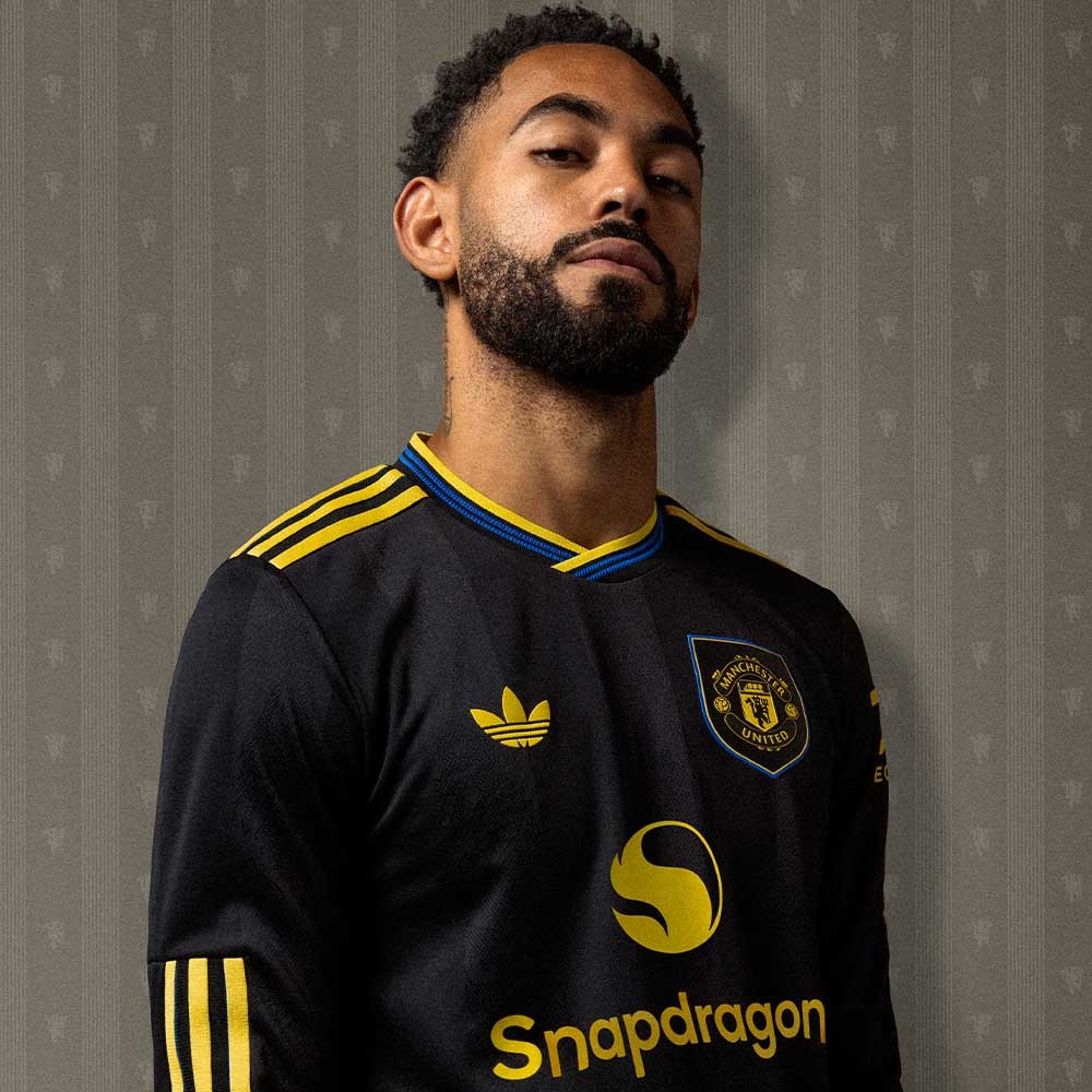 Adidas Manchester United Langermet Fotballdrakt 25/26 Barn Tredje