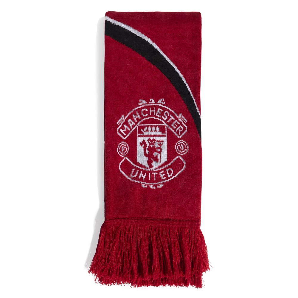 Adidas Manchester United Skjerf 25/26 Rød/Hvit